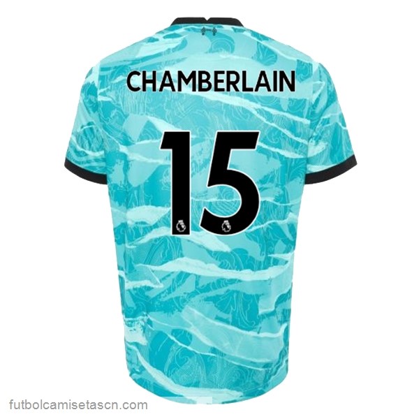 Camiseta Liverpool NO.15 Chamberlain 2ª 2020/21 Azul